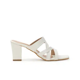 ICONICS Strappy Open Toe Block Heels image 2