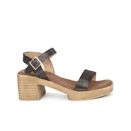 Inc 5 Geometric Printed Block Heels With Buckles image 4
