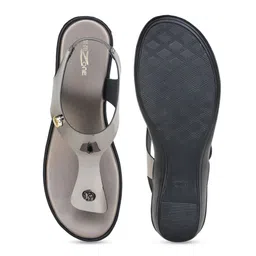 Shezone Printed Block Sandals with Buckles image 5
