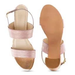 Khadims Open Toe Block Heels With Backstrap image 4