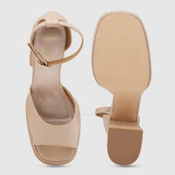 Sole To Soul Ankle Loop Platform Heels image 3