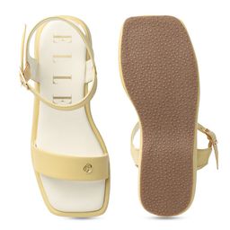 ELLE Open Toe Flatform Heels image 4