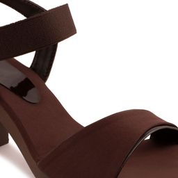 DEAS Square Toe Block Heels With Backstrap image 5