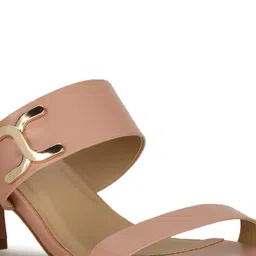 Bata DOTTIE Embellished Open Toe Block Heels image 2