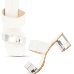 HEELSNFEELS Strappy Open Toe Block Heels image 5