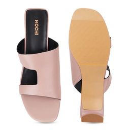 Mochi Cut-Out Detail Open Toe Block Heel Mules image 3