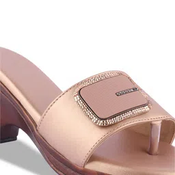 Try Me Embellished Open Toe Block Heels image 3