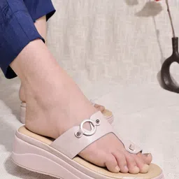 Shoetopia Girls Open Toe Flatform Heels-16