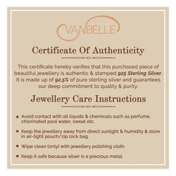VANBELLE 925 Sterling Silver Rhodium-plated Anklet image 4