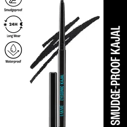 Lakme 9 to 5 Eyeconic Kajal, Waterproof, Smudgeproof, lasts 24 Hrs, Sparkling Black-0.35g image 2