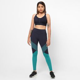 Women High-Waisted Shaping Fitness Leggings - Color Block-picture-12
