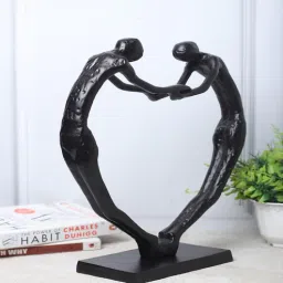 de maison decor Heartfelt Harmony Black Aluminium Figurines-picture-32