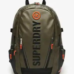 Men Tarp Embroidered Rucksack Backpack-36