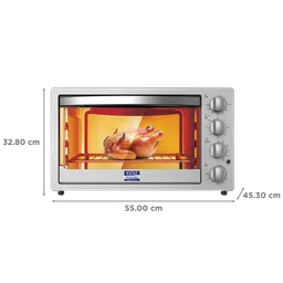 KENT 42L Oven Toaster Grill with Rotisserie & Convection Function (Silver) image 2
