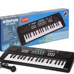 37 Keys Kids Piano Keyboard | Piano For Kids With Microphone087 (Black)-image-66