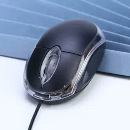SOJUBA Mini USB Wired Optical computer and laptop Mouse Wired Optical Mouse (Black) Wired Ambidextrous Optical Gaming Mouse-18