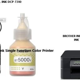 BROTHE Brother DCP-T310 Ink Tank ALL IN ONE Color Printer YELLOW & Black Ink Bottle-23