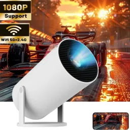 SACRO Smart Projector for Home 4K Support Rotabable Design withApp Netflix,YouTubeY465 (4500 lm / 1 Speaker / Wireless / Remote Controller) Portable Projector-24