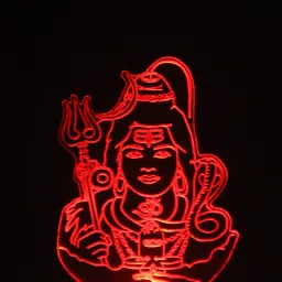 3D SHIVA LED MULTI COLOR NIGHT LAMP Home Decor Items Night Lamp-image-84