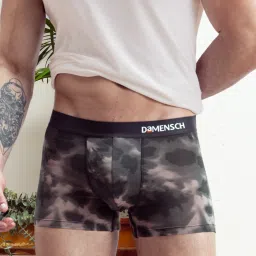 Deo-Soft Anti-Bacterial Black Printed Men Trunk-image-63