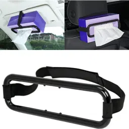Back Seat Tissue Napkin Box Holder for Car Sun Visor Tissue Box Holder Vehicle Tissue Dispenser-image-16