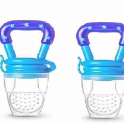 Fridge & Dishwasher Safe Food Feeder Best Infant Teething Toy Fruit Teether Teethers for Babies , Pack of 2 Teether-19