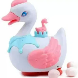 Battery Operated Bump Toy Lights Sound Music for Kids Boys Girls Egg Duck Toy-image-74