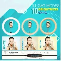 airtech Big Tripod Foldable stand with Light for Making Reels video & photo shoot Ring Flash image 3