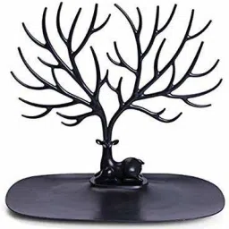 Deer Tree Shape Jewellery Stand with Durable Plastic Material for Hanging Jewellery Organizer-image-32