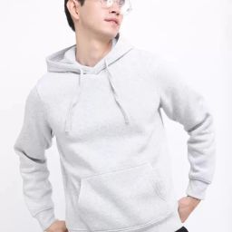 Men Full Sleeve Solid Hooded Sweatshirt-image-17