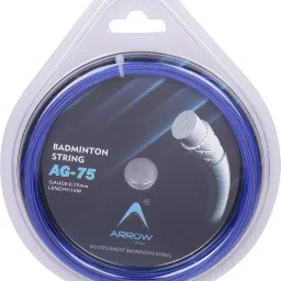 Badminton String Guts For Rackets 0.75mm Gauge Premium Quality Multifilament 0.75 Badminton String - 10.3 m-13