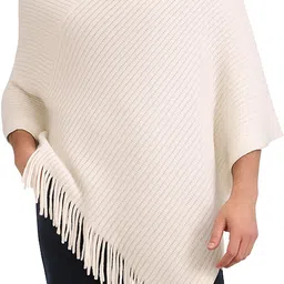 life and style Wool Blend Poncho-picture-42