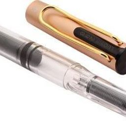 izone 298 Piston Mechanism Safari Fountain Pen With Medium Nib & Golden Plated Trims Fountain Pen Fountain Pen-image-31