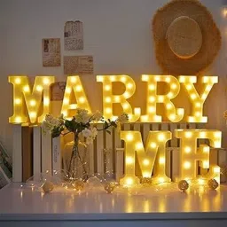 MARQUEE LED number MARRY ME Table Lamp-37