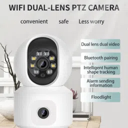 Bzrqx Smart HD WiFi with 4X Digital Zoom, IR Color Night Vision, and Two-Way Audio Security Camera image 5