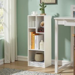 Oksana Engineered Wood Bookshelve for Living Room Engineered Wood Open Book Shelf-image-8