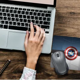 SMULY BLACK PANTHER COMBO & CAPTAIN SHEILD Non-Slip I Am Capable of Amazing Things, Motivational Quotes Printed Mouse Pad for Gaming Computer, Laptop, PC Mouse Pad (Multicolor) Mousepad image 3