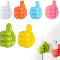 Thumb Hooks – Multipurpose Adhesive Holders for Wall, Keys, Cables Hook 16-image-47