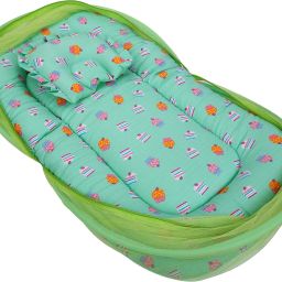 coo coo Polyester Kids Washable Mafatlal Baby Mosquito Net (18x32 in) | Soft, Breathable & Foldable Design Mosquito Net image 2