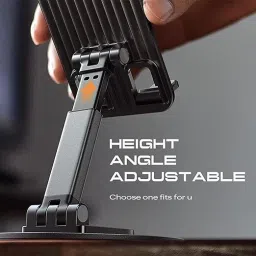 Boom Mobile Phone Stand 360 Degree Rotation Height & Angle Adjustable for & Tablet Mobile Holder image 4