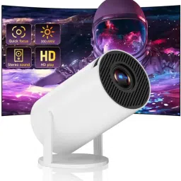 Omexcart 4k Android WiFi6 BT 5.0 260 ANSI LM Short Throw Auto Keystone (4000 lm / 1 Speaker / Wireless / Remote Controller) Portable Projector-25