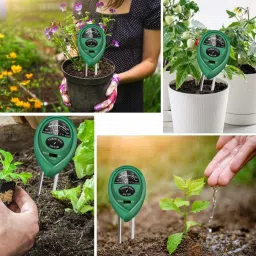 unique vatika 3 in 1 Soil Moisture Light and pH/Acidity Meter Hydroponic Plant Tester All-in-One Analog Moisture Measurer image 5
