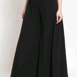 Women Regular Fit White Georgette Trousers-image-72