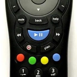 hybite Universal HD+ Plus Remote for Recording , Play, Pause, Rewind, Forward, Record Feature, Works with TV as Well. Check Images & Description Before Purchase tata sky Remote Controller-19