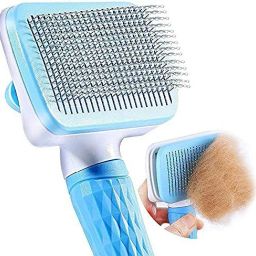 Comb Stainless Steel Pin Dog Grooming Brush-Slicker Brushes for Dog, Cat Slicker Brushes for Rabbit-image-44