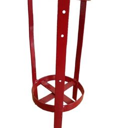 Bright Red Fire Extinguisher Stand for 1kg & 2kg Extinguishers, Compact Size for High Visibility and Easy Access - Ideal for Home, Office, and Commercial Use (Pack of 1) image 1