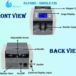 ELCONS single cis mix value Note Counting Machine image 3