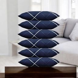 Microfibre Solid Sleeping Pillow Pack of 6-image-20