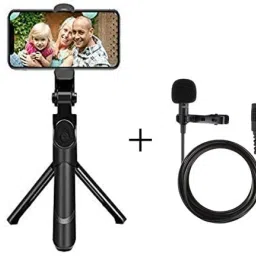 SOJUBA New Bluetooth Selfie stick Tripod with Remote + Collar Mic Monopod mobile holder Monopod, Tripod, Tripod Kit-22