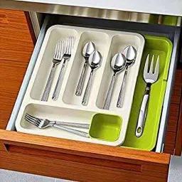 venimall Empty Cutlery Box Drawer Case image 2